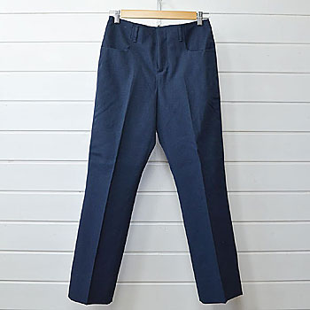 ACNE STUDIOS NAVY TWILL TROUSERS/アクネ ネイビーツイルトラウザー