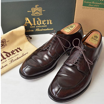 ALDEN｜オールデン 54321 Vチップ コードバン バーガンディ｜買取査定