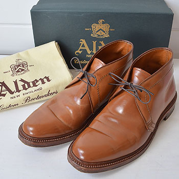 ALDEN｜オールデン 1348コードバン チャッカブーツ ウイスキー｜買取査定