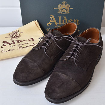 ALDEN｜オールデン 9563S スエード ストレートチップ｜買取査定