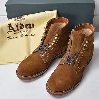 ALDEN｜オールデン 46054H スエード プレーントゥ ブーツ｜買取査定