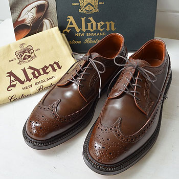 ALDEN｜オールデン 9750 ラベロ コードバン ロングウイングチップ｜買取成立