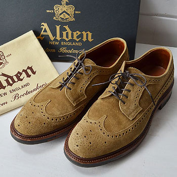 ALDEN｜オールデン BLUE BLUE別注スエードウイングチップ｜買取査定