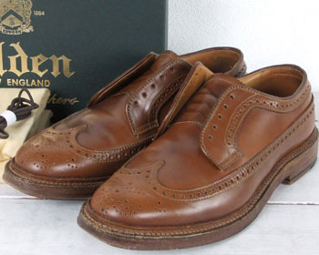ALDEN｜オールデン 97891コードバン ロングウイングチップ｜ウイスキー美品 ｜買取査定