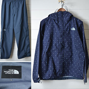 ノースフェイス｜ノベルティ レインテックス スーツ｜ドット美品 ｜買取査定