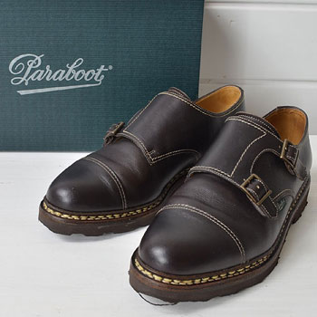 パラブーツ｜paraboot ウィリアム ダブルモンクストラップ 美品｜買取査定