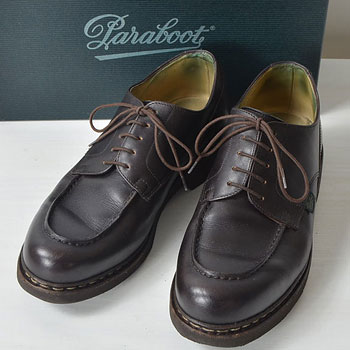 パラブーツ｜paraboot シャンボード Uチップゴルフシューズ モカ｜買取査定