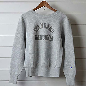 STANDARD CALIFORNIA CHAMPION × Reverse Weave Pullover Crew/スタンダードカリフォルニア チャンピオン リバースウィーブ プルオーバー クルー