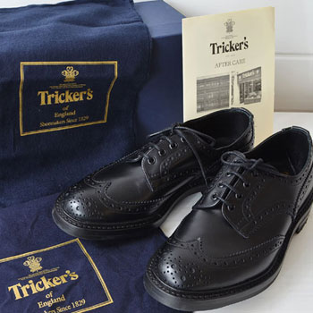 トリッカーズ｜Tricker's BOURTON　ウイングチップシューズ｜新品 ｜買取査定
