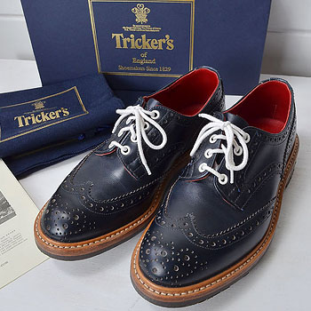 トリッカーズ｜Tricker's 5633 Bourton ウイングチップシューズ ｜買取査定