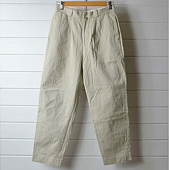 YAECA TAC TAPERED CHINO CLOTH PANTS/ヤエカ タックテーパードチノパンツ